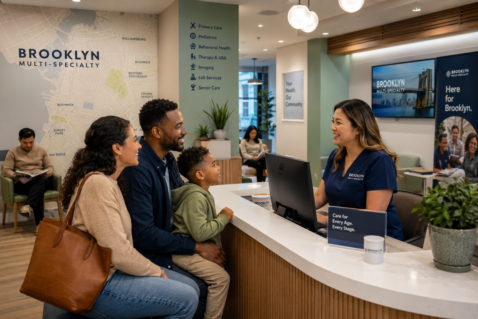 Family getting the Immigration Medical Exam in Brooklyn