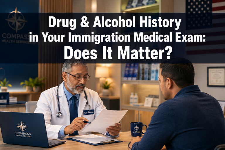 History of Drug or Alcohol Use in the Immigration Medical Exam: Does It Matter?